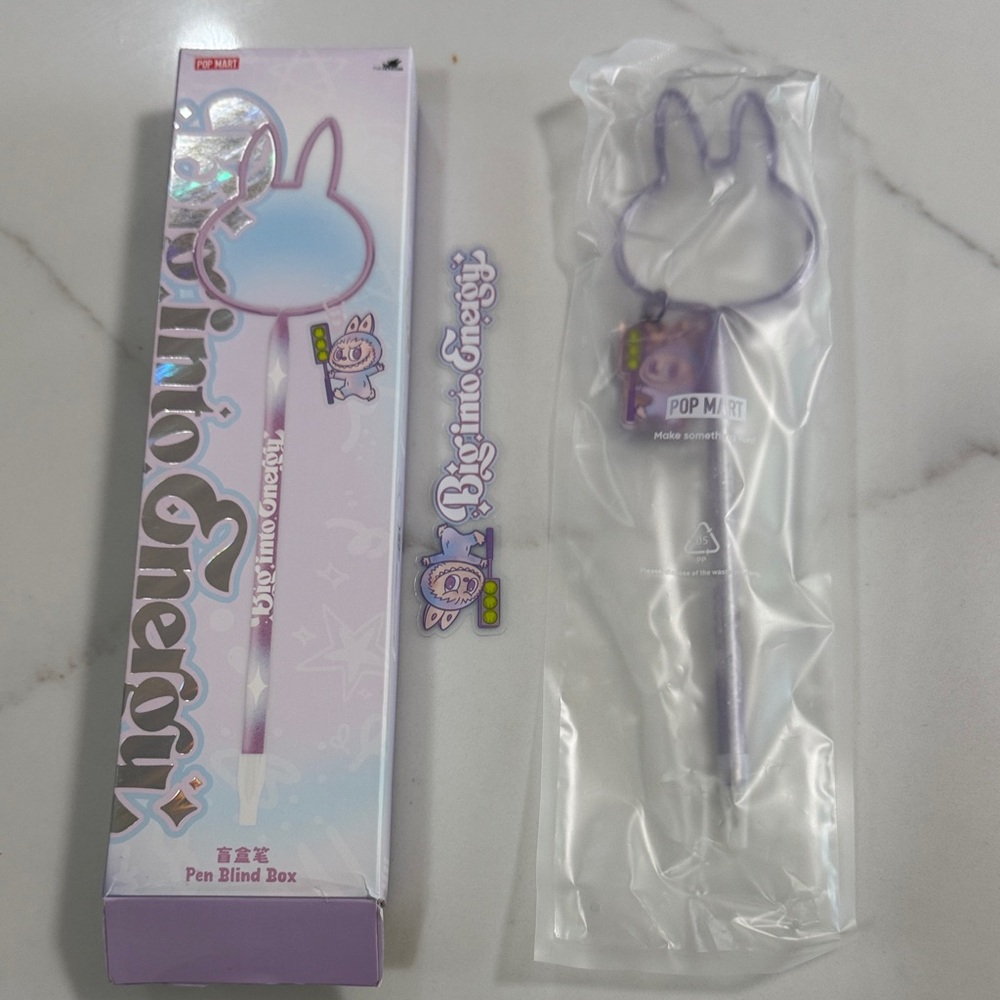 POP MART Purple Pen Blind Box. Big into Energy